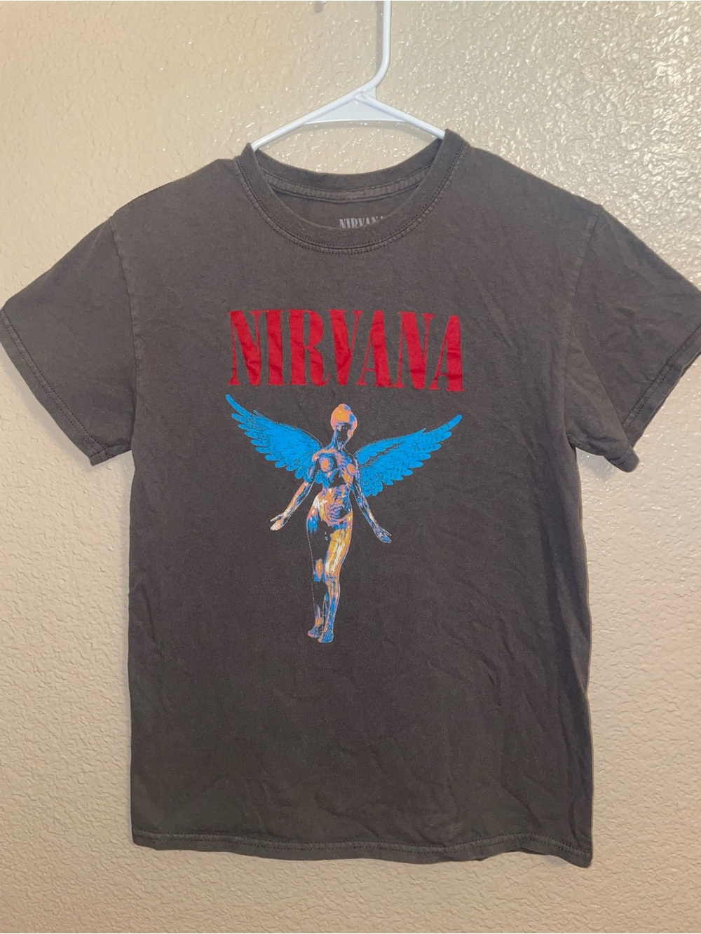 Nirvana Tee with Blue Angel Design